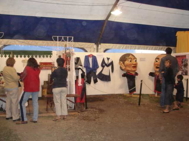 Stand Centro Navarro en la Feria de las Colectividades